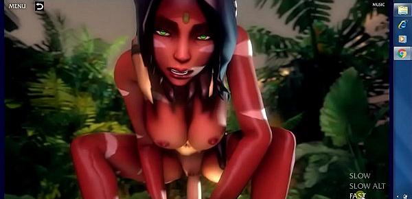  Nidalee The queen of jungle game